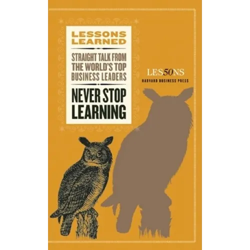 Never Stop Learning