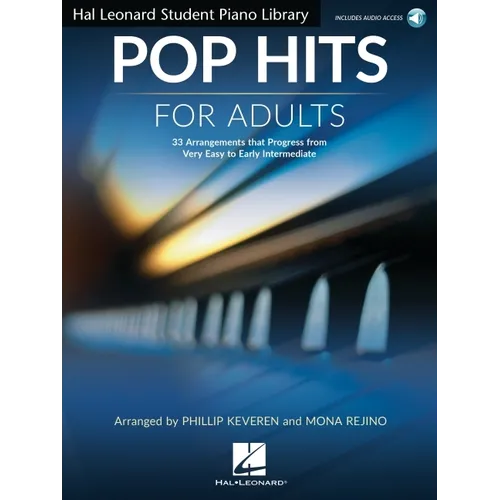 Pop Hits for Adults: 23 Arrangements That Progress from Very Easy to Early Intermediate