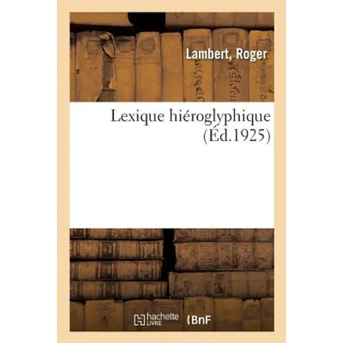Lexique Hiéroglyphique