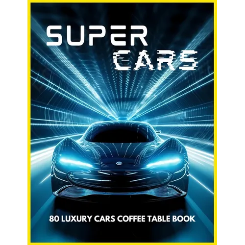 SUPERCARS - 80 Luxury Cars Coffee Table Book