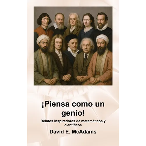 ¡Piensa como un genio!: Relatos inspiradores de matemáticos y científicos