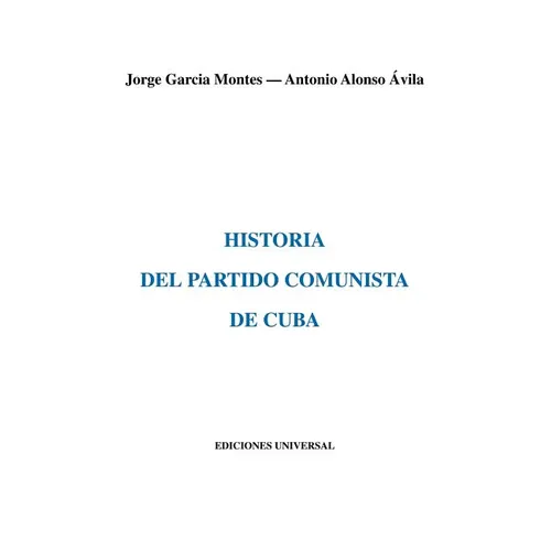 Historia del Partido Comunista de Cuba