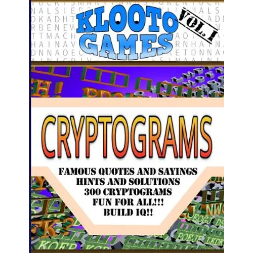 KLOOTO Games CRYPTOGRAMS: Volume I