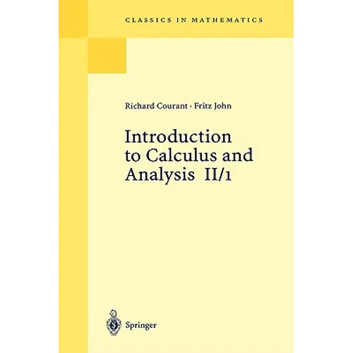 Introduction to Calculus and Analysis II/1
