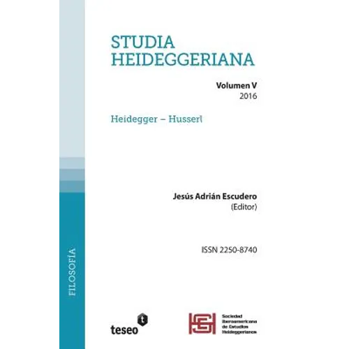 Studia Heideggeriana Vol. V: Heidegger - Husserl