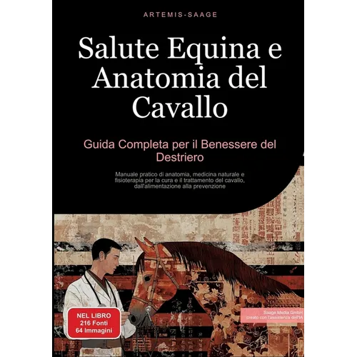 Salute Equina e Anatomia del Cavallo: Guida Completa per il Benessere del Destriero: Manuale pratico di anatomia, medicina naturale e fisioterapia per