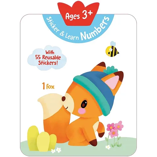 Sticker & Learn Numbers (Ages 3+): With 55 Reusable Stickers