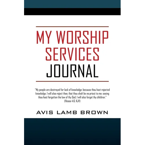 My Worship Services Journal