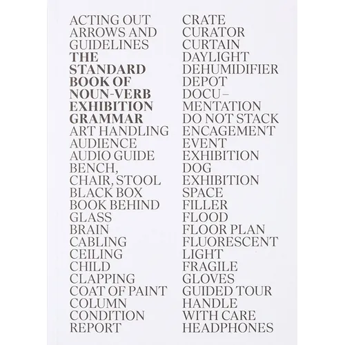 The Standard Book of Noun-Verb Exhibition Grammar