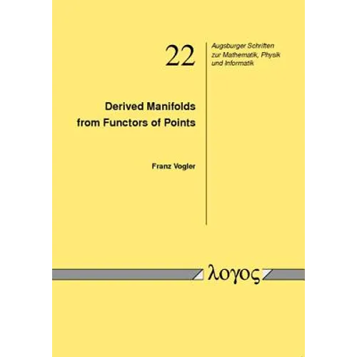 Derived Manifolds from Functors of Points