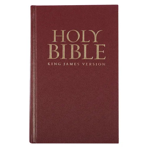 KJV Standard Size Hardcover Church Edition: Burgundy