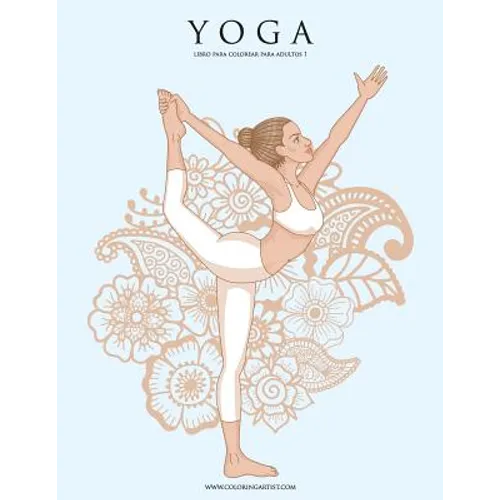 Yoga libro para colorear para adultos 1
