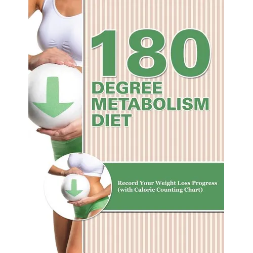 180 Degree Metabolism Diet: Track Your Diet Success (with Food Pyramid, Calorie Guide and BMI Chart)