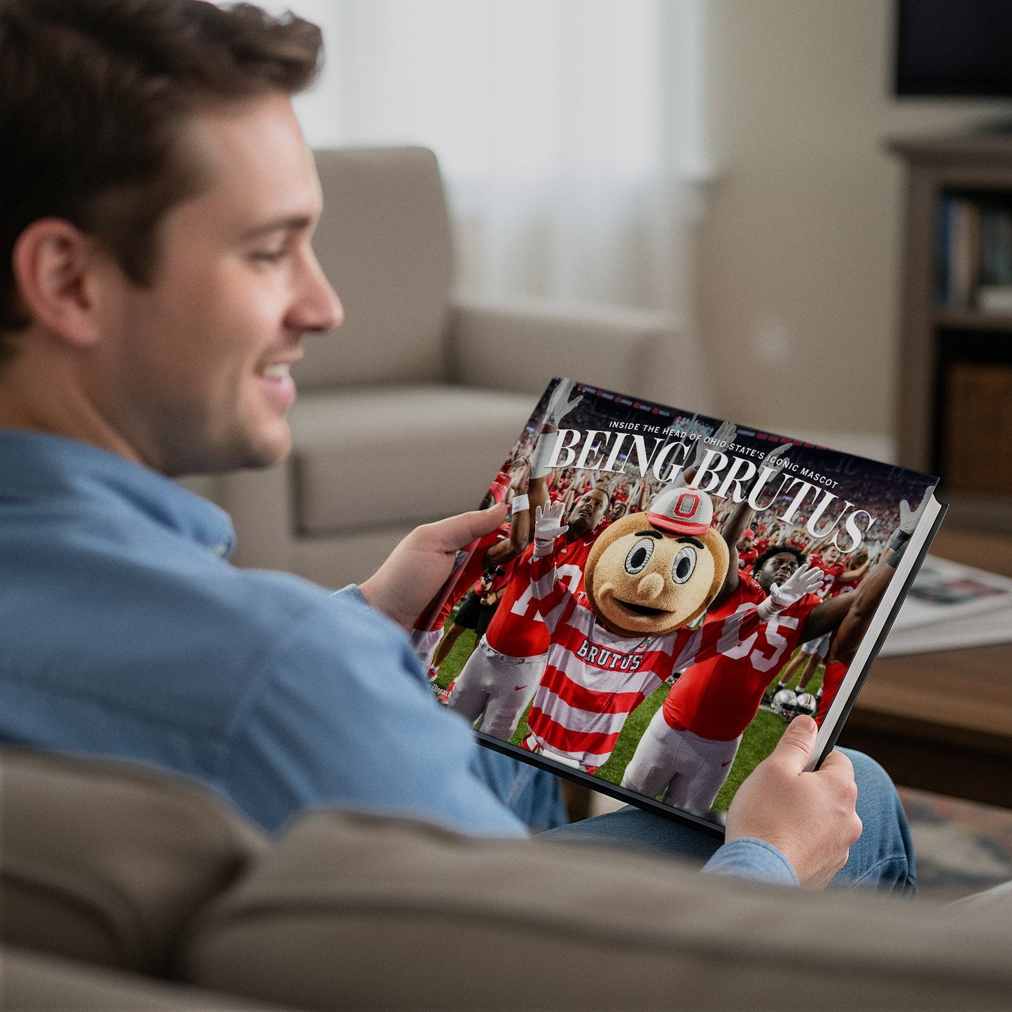 Being Brutus Inside the Head of Ohio State's Iconic Mascot Book - PREORDER ships 11/27/2026