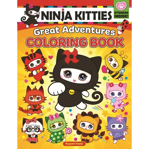 Ninja Kitties Great Adventures Coloring Book
