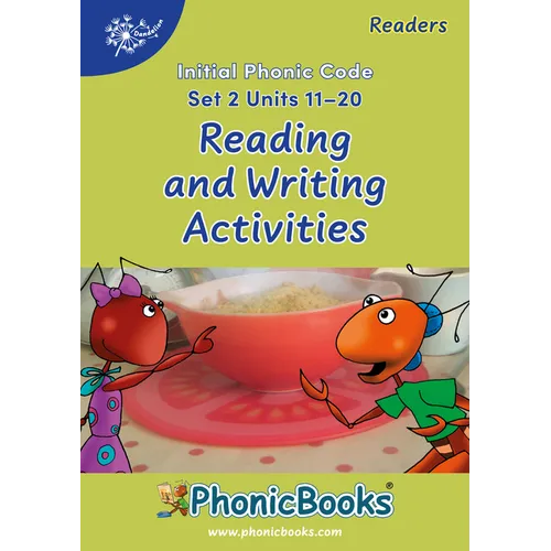 Phonic Books Dandelion Readers Reading and Writing Activities Set 2 Units 11-20 Twin Chimps (Two Letter Spellings Sh, Ch, Th, Ng, Qu, Wh, -Ed, -Ing, -