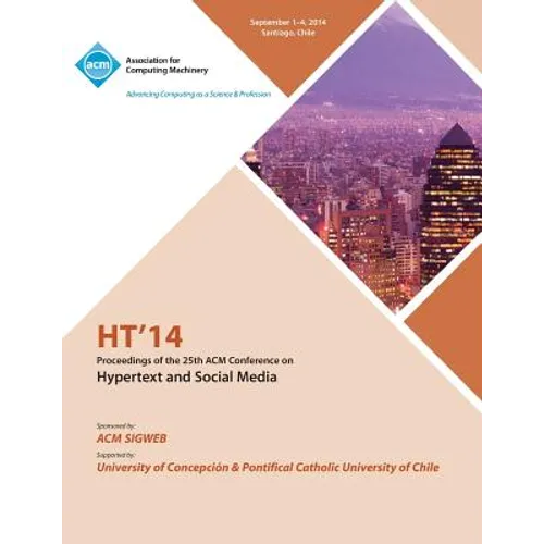 HT 14 25th Annual ACM Conference on Hypertext and Social Media