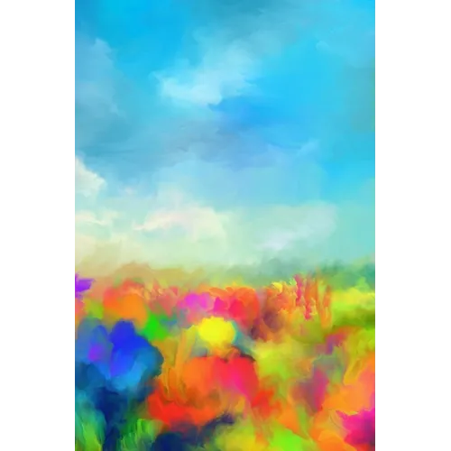 Watercolor Garden: Discreet Internet Password Log Book. Large Print