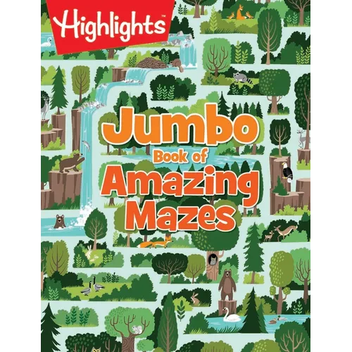 Jumbo Book of Amazing Mazes: Maze Puzzle Book for Kids Packed with Over 175 Puzzles, Code-Word Mazes, Quiz Mazes and Logic Games for Kids 6 and Up
