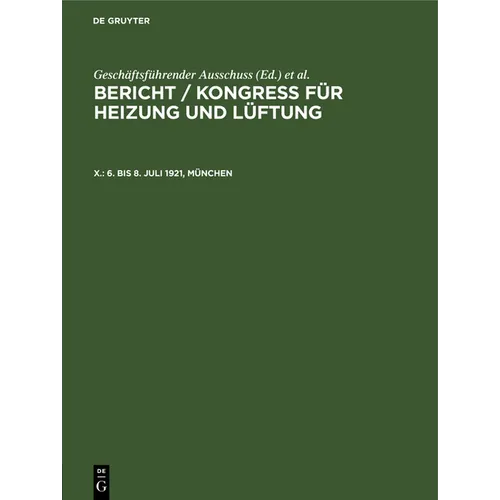 6. Bis 8. Juli 1921, München