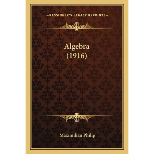 Algebra (1916)