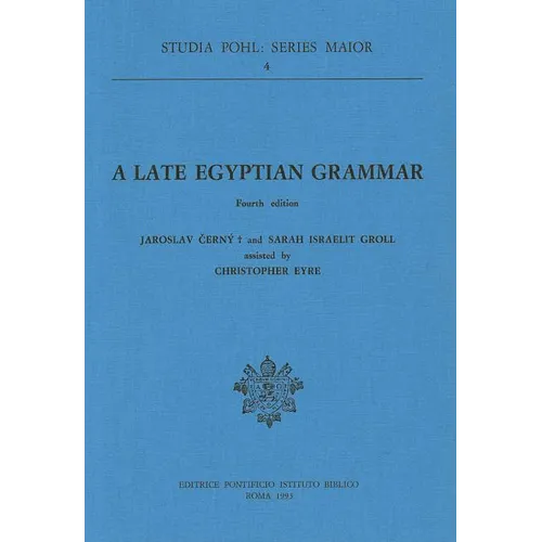 Late Egyptian Grammar