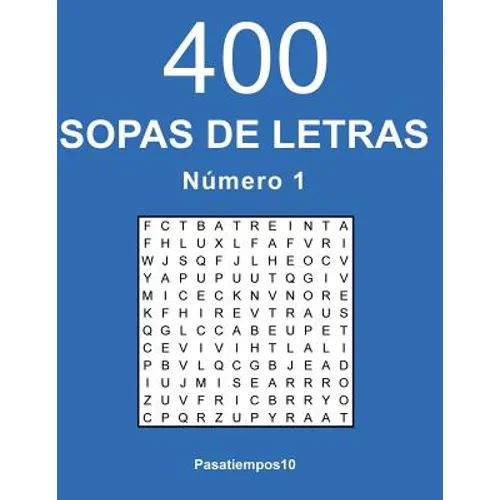 400 Sopas de letras en español - N. 1