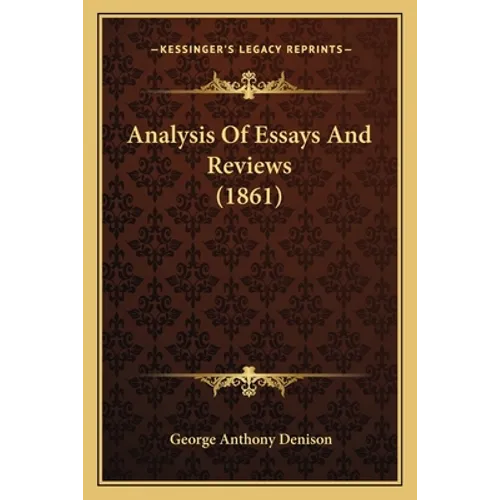 Analysis Of Essays And Reviews (1861)