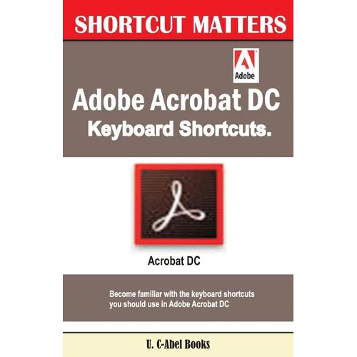 Adobe Acrobat DC Keyboard Shortcuts