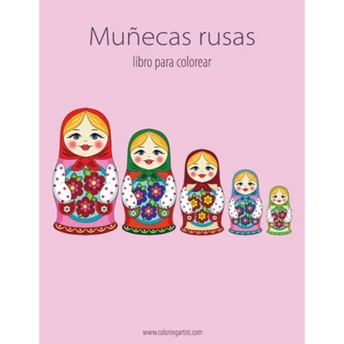 Muñecas rusas libro para colorear 1