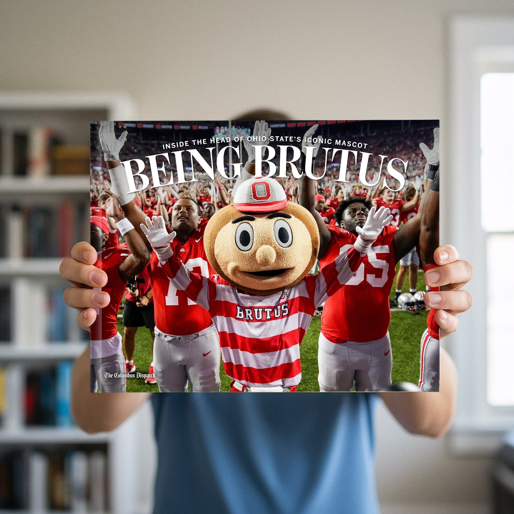 Being Brutus Inside the Head of Ohio State's Iconic Mascot Book - PREORDER ships 11/27/2026