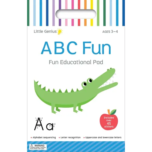 ABC Fun: Fun Educational Activity Pad with Carry Handle