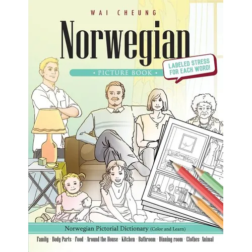 Norwegian Picture Book: Norwegian Pictorial Dictionary (Color and Learn)