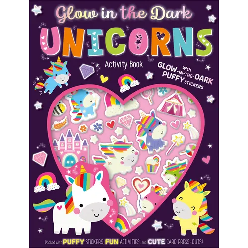 Glow in the Dark Unicorns Activity Book