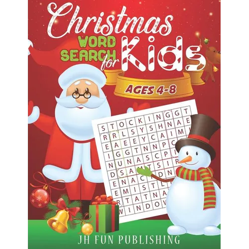 Christmas Word Search For Kids Ages 4-8