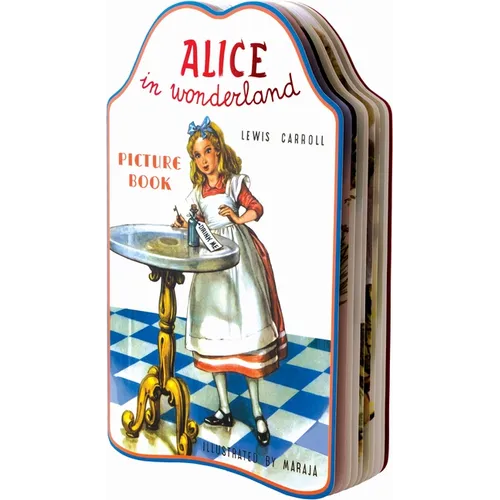 Alice in Wonderland Picture Shape Book