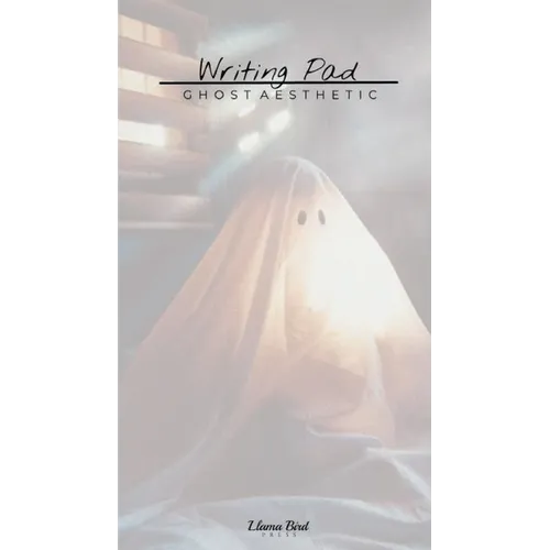 Ghost Aesthetic Writing Pad: Halloween Stationery Notes Memo Book for Home Office School Desk