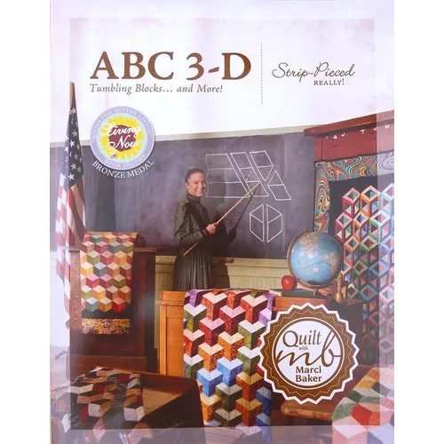 ABC 3-D Tumbling Blocks... and More!: Strip-Pieced Really!