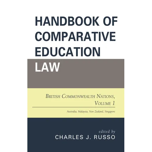 Handbook of Comparative Education Law: British Commonwealth Nations