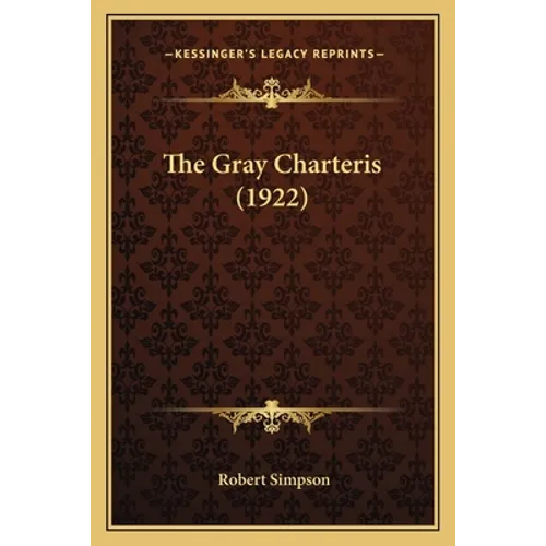 The Gray Charteris (1922)