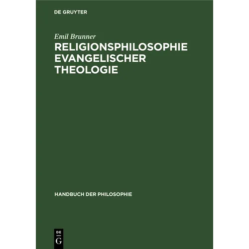 Religionsphilosophie Evangelischer Theologie