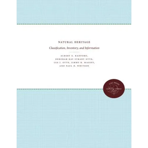 Natural Heritage: Classification, Inventory, and Information
