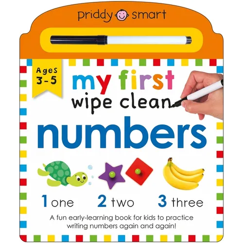 Numbers (My First Wipe Clean): A Fun Early-Learning Book for Kids to Practice Their Pen Control Skills