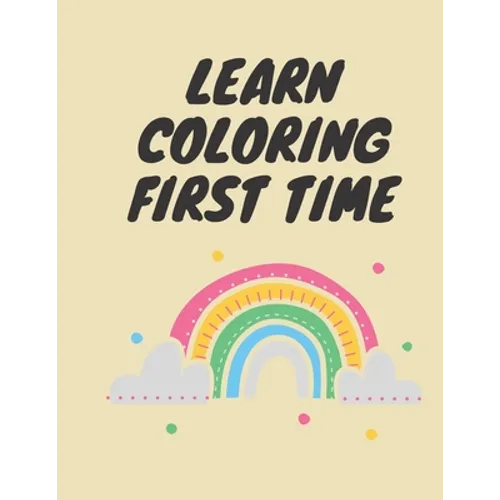 Learn coloring First time: Easy coloring shapes for kindergarten children