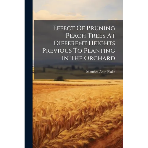 Effect Of Pruning Peach Trees At Different Heights Previous To Planting In The Orchard