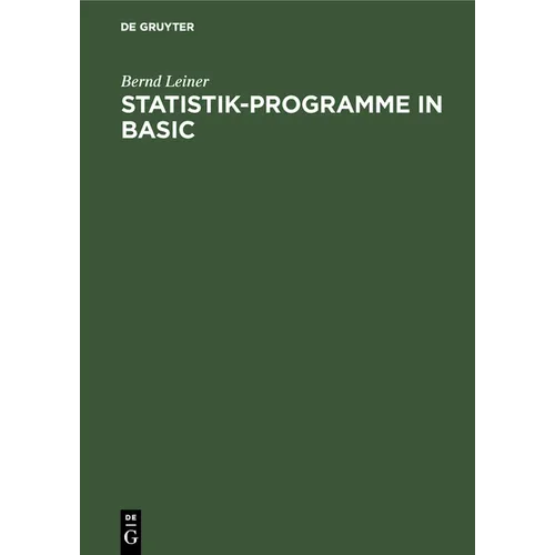 Statistik-Programme in BASIC