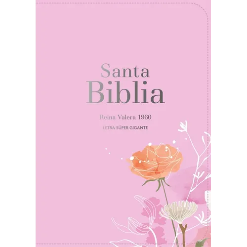 Biblia Rvr 1960 Letra Súper Gigante Símil Piel Rosa (Bible Rvr 1960 Super Giant Print Leatherlike Pink (Spanish Edition)