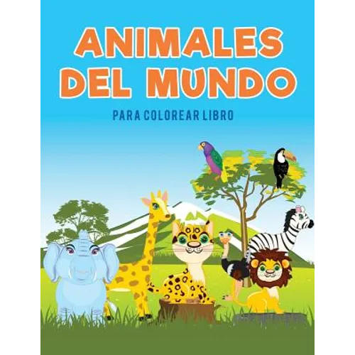 Animales del mundo para colorear Libro