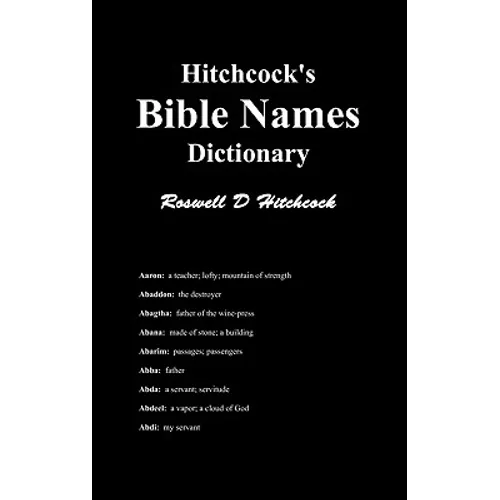 Hitchcock's Bible Names Dictionary