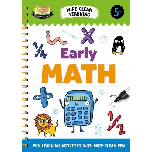 Help with Homework Early Math: Fun Learning Activities with Wipe-Clean Pen